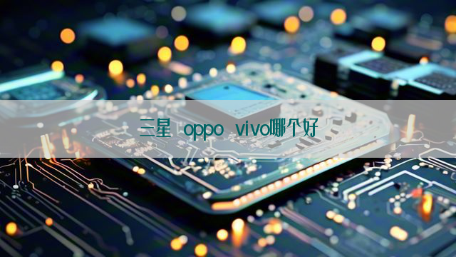 三星 oppo vivo哪个好