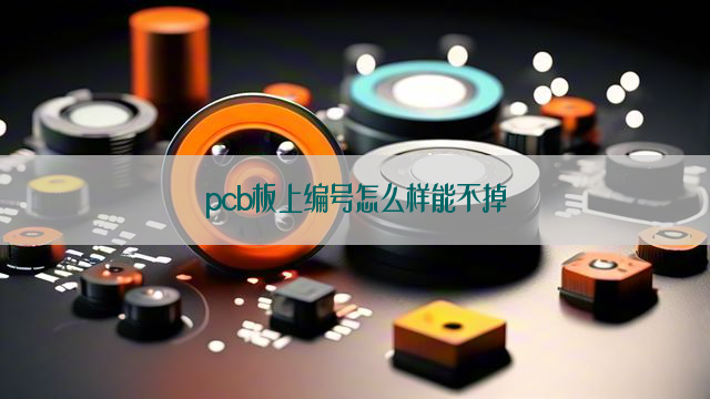 pcb板上编号怎么样能不掉