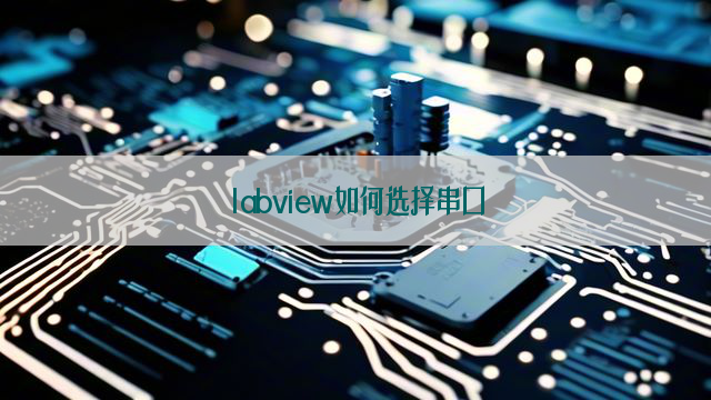 labview如何选择串口