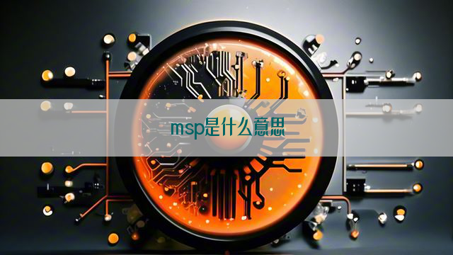 msp是什么意思