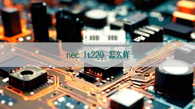 nec lt220 怎么样