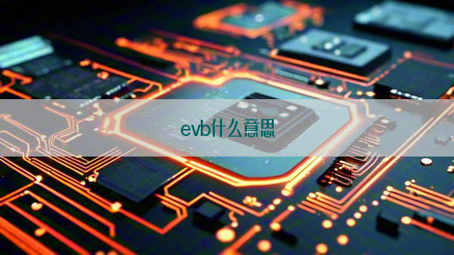 evb什么意思