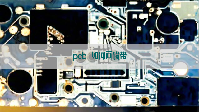 pcb 如何画锡带