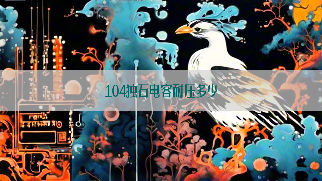 104独石电容耐压多少